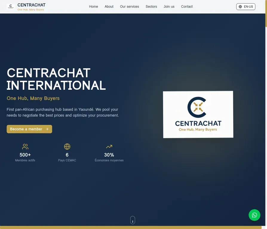 Aperçu du projet Centrachat Africa