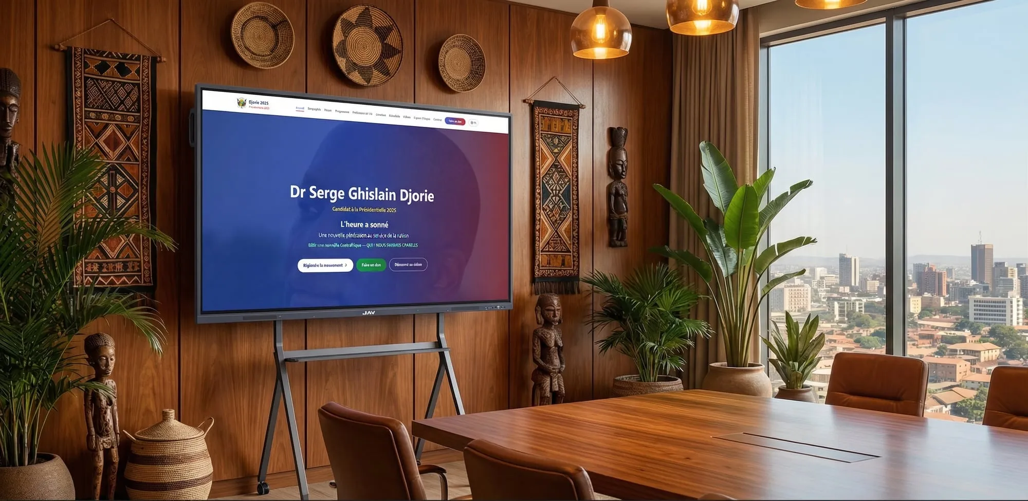 Preview of the Dr Serge Ghislain Djorie project