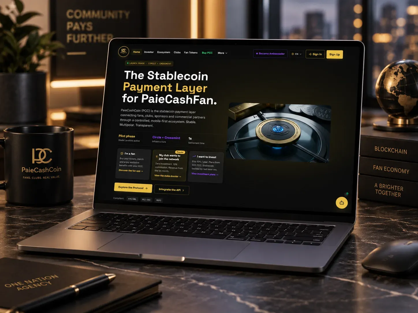 Aperçu du projet PaieCashCoin
